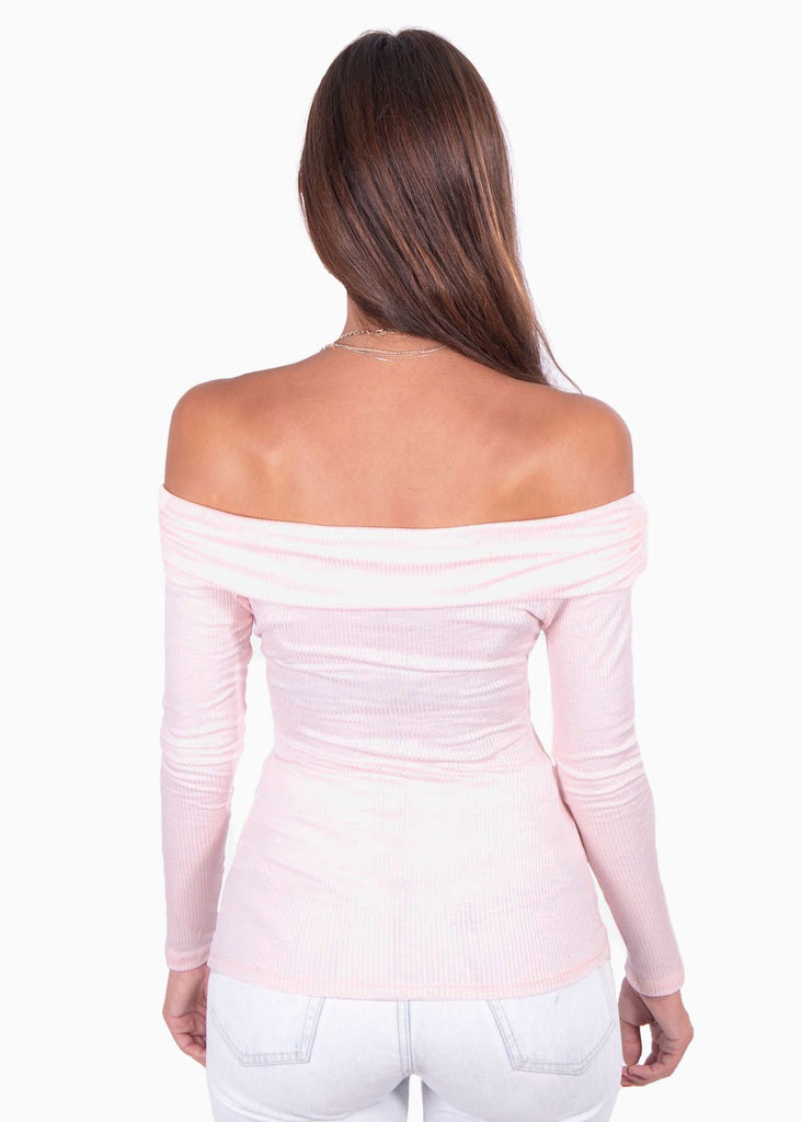 Blusa off shoulder cruzada para mujer - Flashy