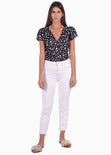 Body cruzado con estampado de puntos para mujer - Flashy