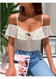 Body de encaje y bolero para mujer - Flashy