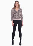 Buso con estampado de animal print para mujer - Flashy