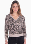 Buso con estampado de animal print para mujer - Flashy