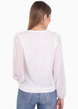 Buso con mangas abullonadas para mujer - Flashy