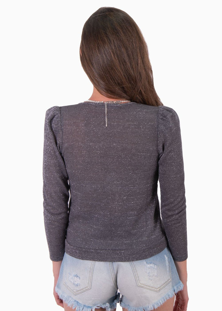 Buso cruzado con hombreras para mujer - Flashy
