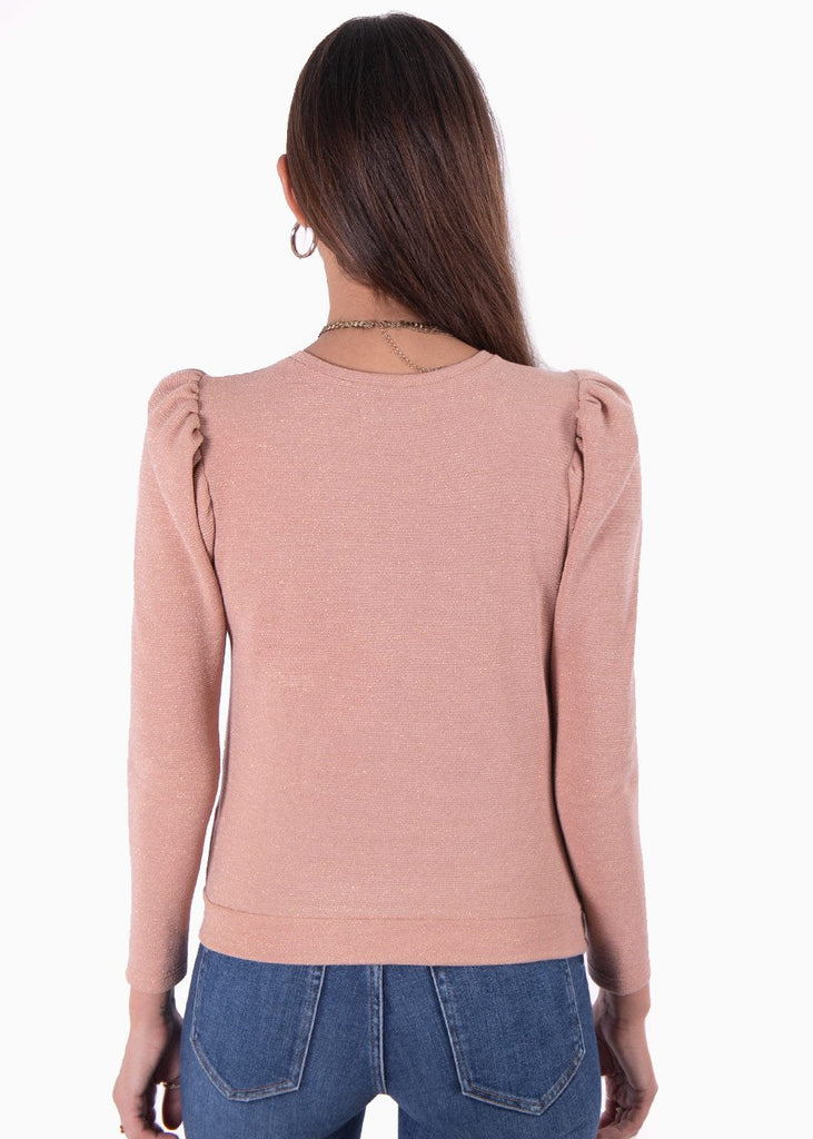 Buso manga larga con hombreras para mujer - Flashy