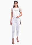 Camiseta con mangas abullonadas "have the courage and be kind" para mujer - Flashy