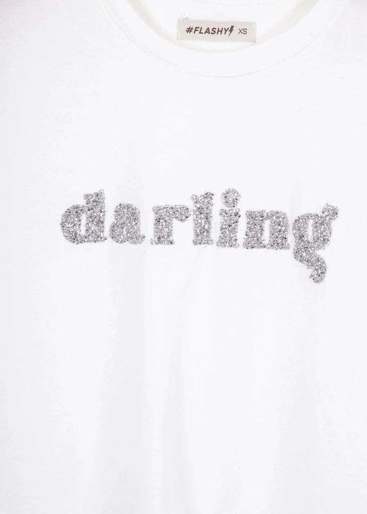 Camiseta estampada "Darling" para mujer - Flashy