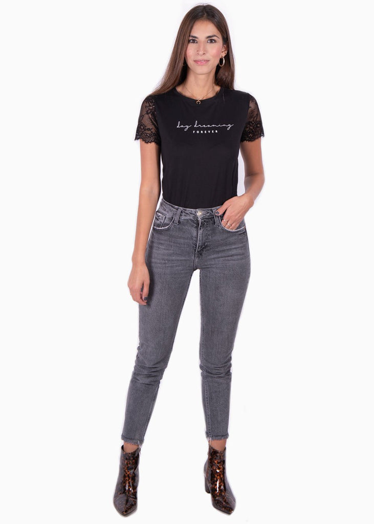 Camiseta estampada "Day Dreaming forever" para mujer - Flashy