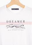 Camiseta estampada "Dreamer" para mujer - Flashy