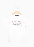 Camiseta estampada "Dreamer" para mujer - Flashy