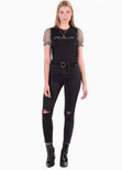 Camiseta estampada "Good vibes only" para mujer - Flashy