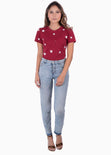 Camiseta estampada estrellas para mujer - Flashy