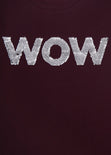 Camiseta estampada "wow" para mujer - Flashy