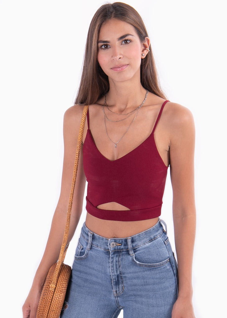 Crop top de tiras para mujer - Flashy