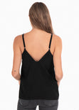 Blusa encaje con detalle en escote para mujer - Flashy