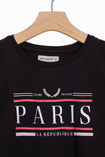 Camiseta estampada "Paris" para mujer - Flashy