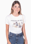 Camiseta estampada "Frenchies" para mujer - Flashy