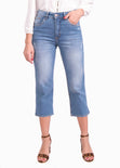 Jean tiro alto culotte para mujer - Flashy
