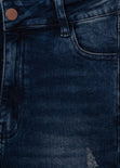 Jean tiro medio skinny para mujer - Flashy