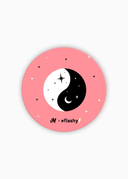 Pink ying yang phone holder para mujer - Flashy