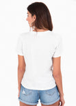 Camiseta estampada rayas para mujer - Flashy