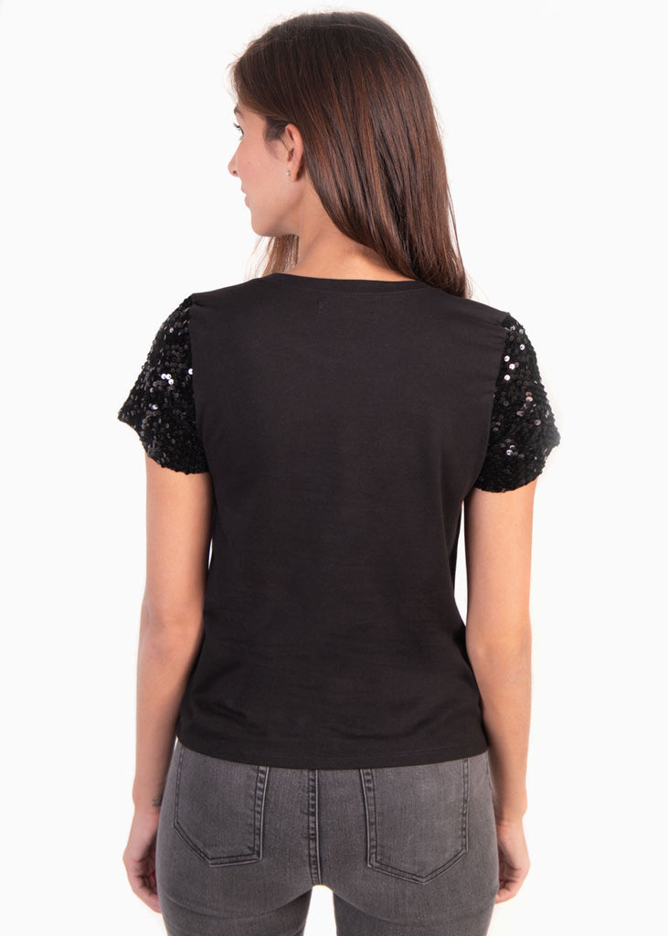 Camiseta estampada "a la mode" para mujer - Flashy