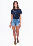 Camiseta estampada "Amore" para mujer - Flashy