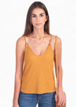 Blusa con argollas en tiras para mujer - Flashy