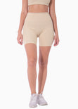 Biker deportivo color beige para mujer - Flashy