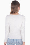 Blusa con recogido y cinta en escote para mujer - Flashy