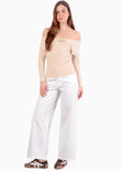 Blusa cuello campesino e insumo en escote  - MONTIEL