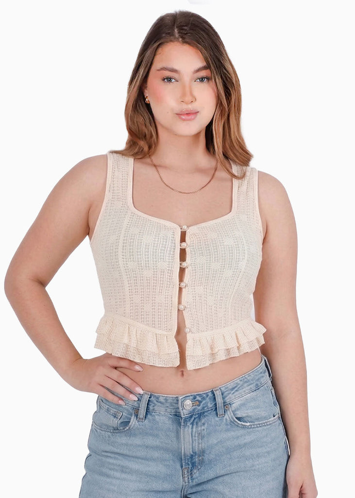 Blusa de botones con boleros - GUANAJUATO