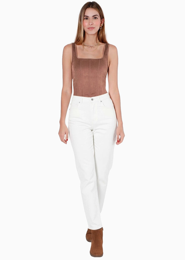 Blusa de tiras con escote cuadrado - TAMARINDO