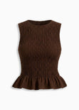 Blusa de tiras en nido de abeja - BANANO.CAFE