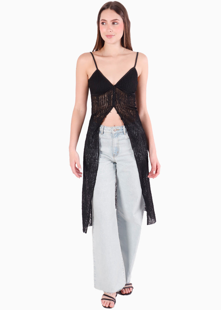 Blusa larga de encaje - GIRONA