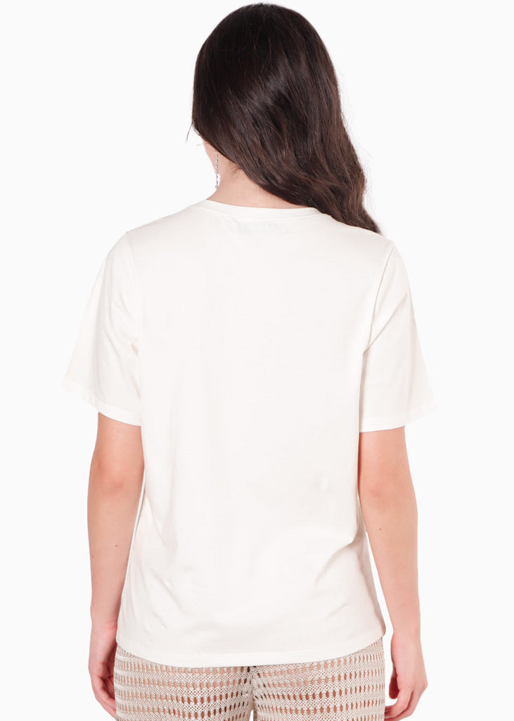 camiseta con corazon en pecho para mujer - Flashy