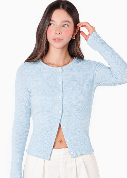 Blusa manga larga con botones - MARACAIBO