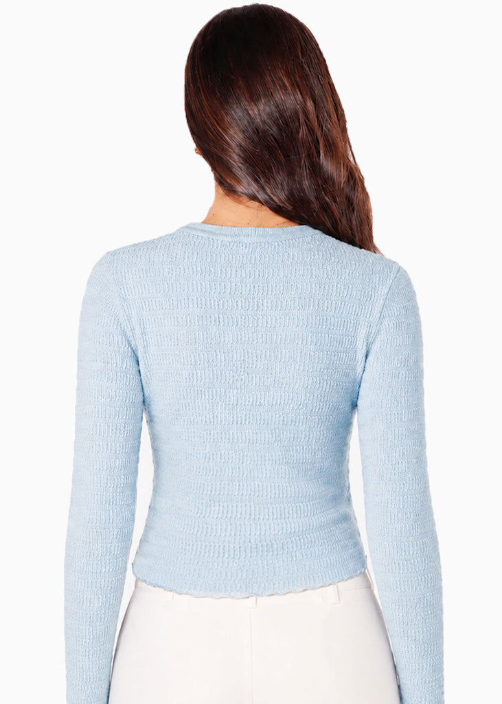 Blusa manga larga con botones - MARACAIBO