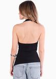 Blusa tipo halter con anudado en frente - MAZATLAN