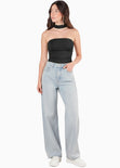 Body con escote de corazon y choker - SANDIA.NEGRO