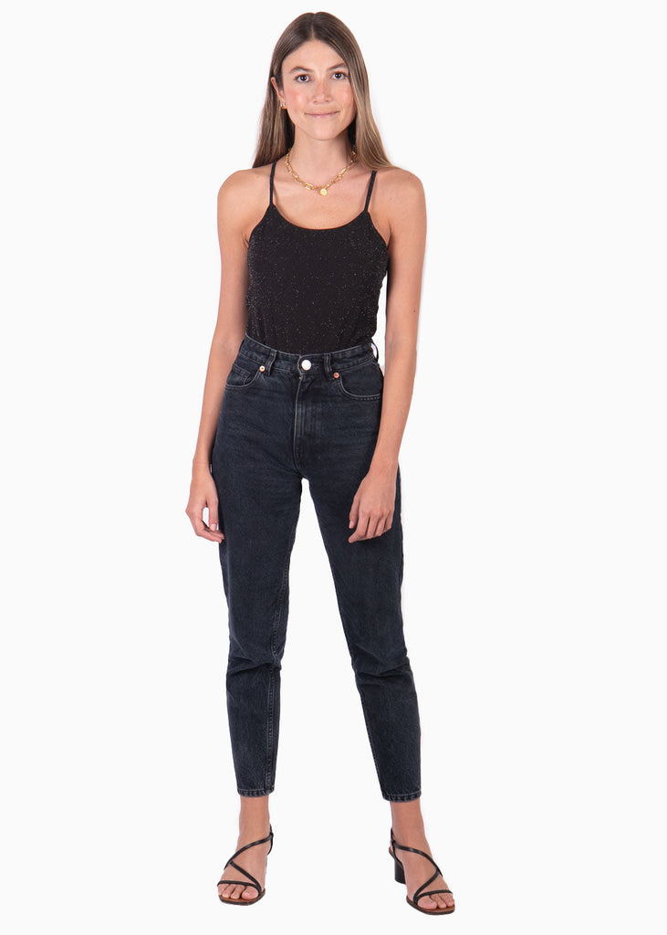 Body de tiras con espalda descubierta color negro para mujer - Flashy