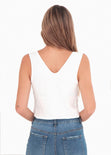 Body manga sisa con encaje en frente para mujer flashy