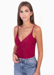 Body entorchado en escote para mujer - Flashy