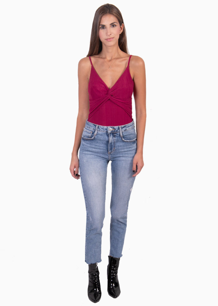 Body entorchado en escote para mujer - Flashy