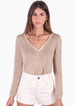 Buzo con encaje en escote para mujer - Flashy