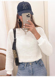 Buzo con pelo sintético manga larga color blanco para mujer - Flashy