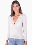 Buso cruzado con hombreras para mujer - Flashy