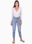 Buso cruzado con hombreras para mujer - Flashy