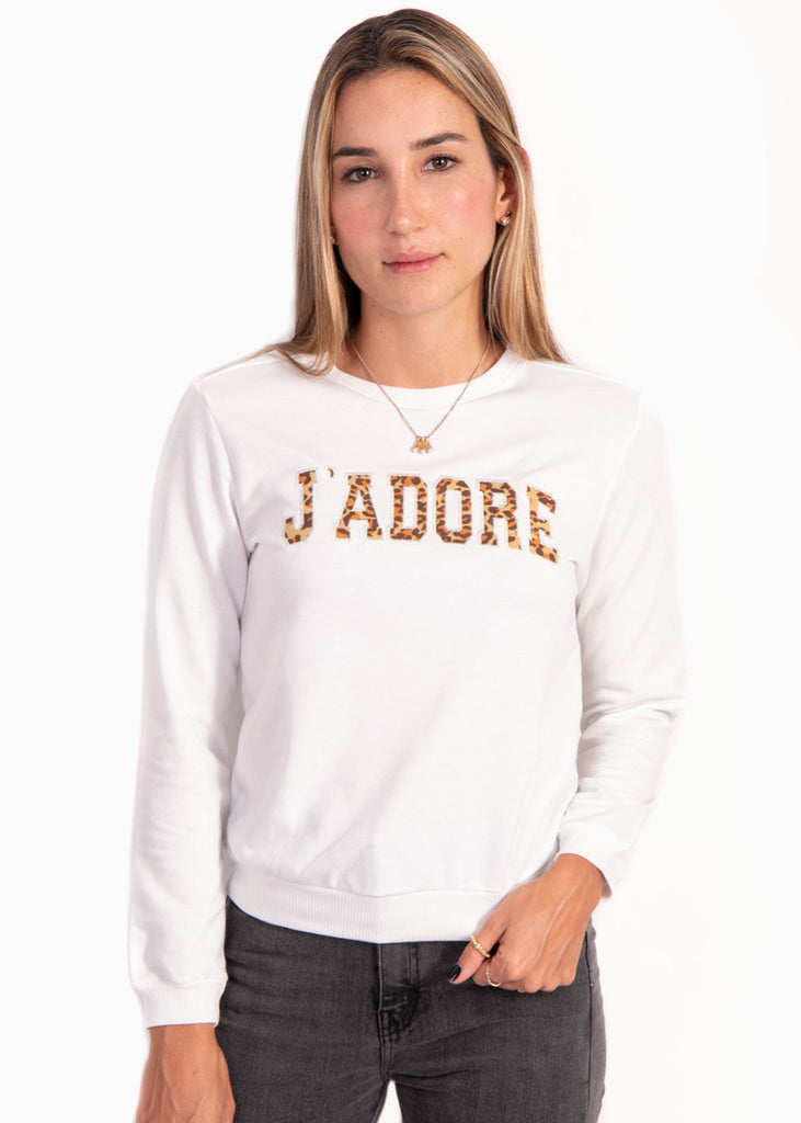 Buso estampado "J'adore" para mujer - Flashy