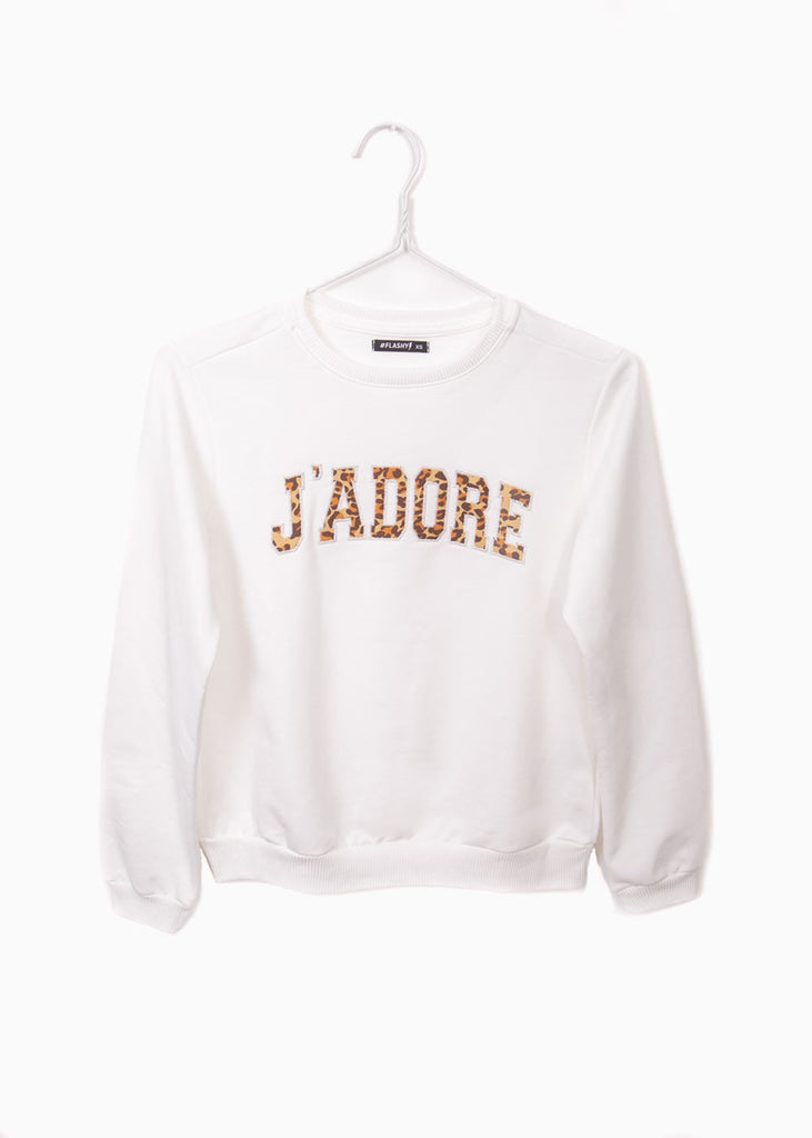 Buso estampado "J'adore" para mujer - Flashy