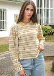Buzo boxy con estampado de rayas - GUAIRA
